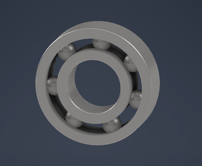Frictionless bearing slider CAD