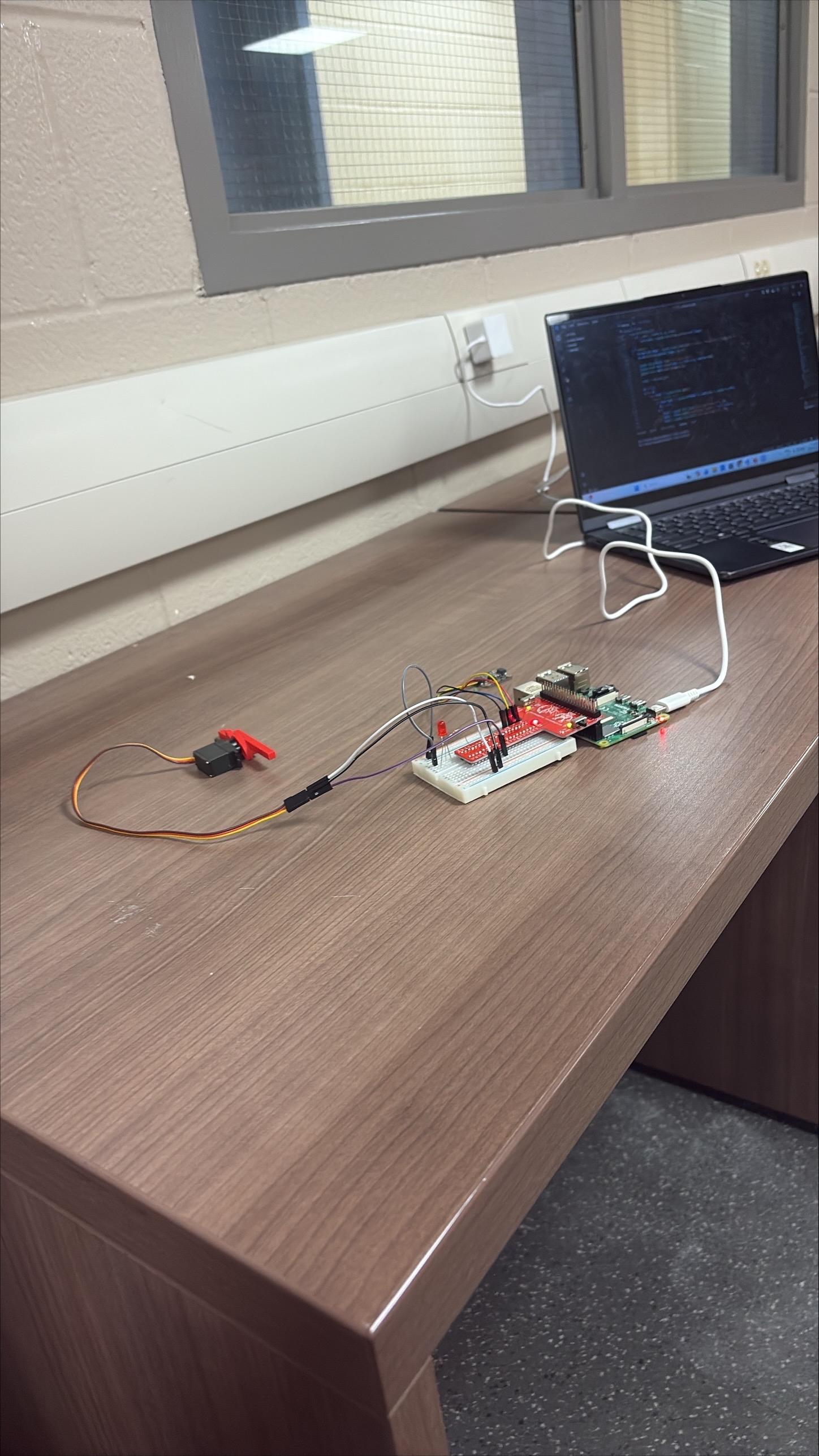 Fully wired breadboard