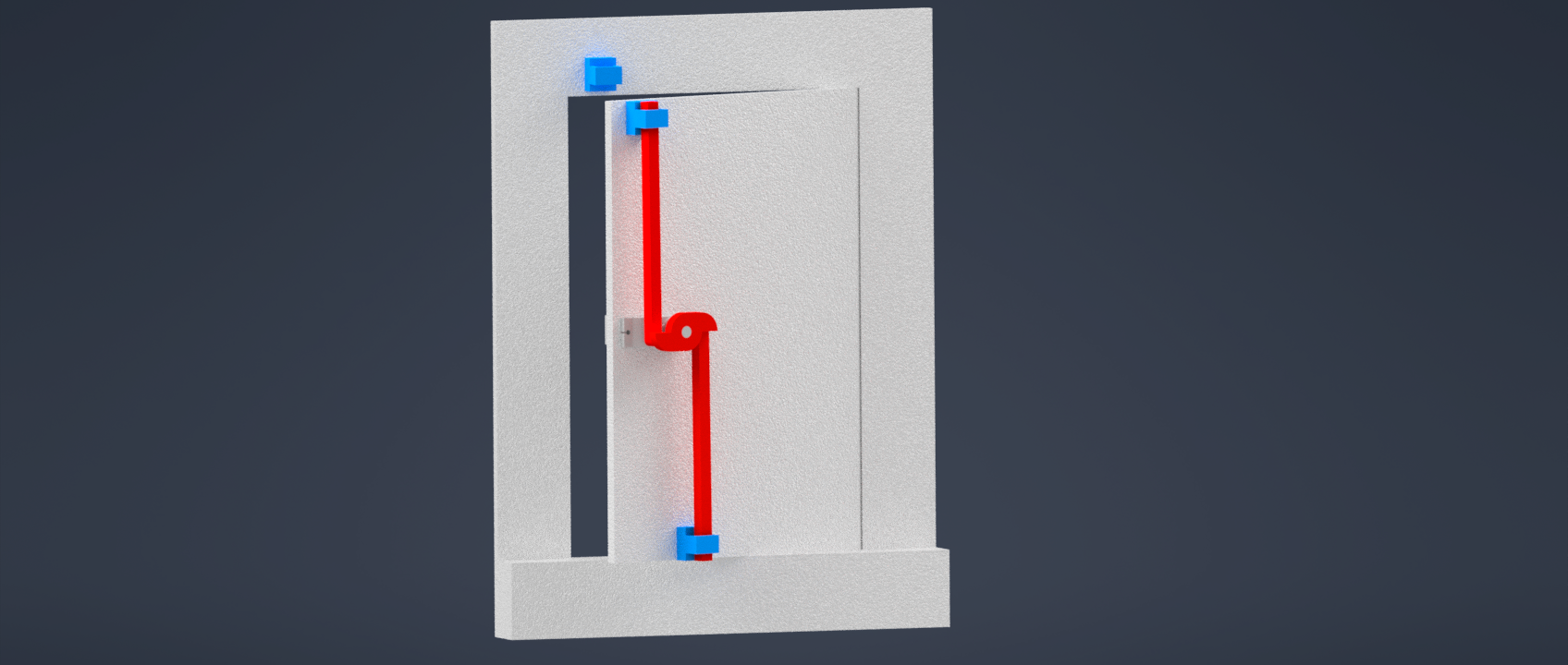 Zzz-P30 Door Lock CAD